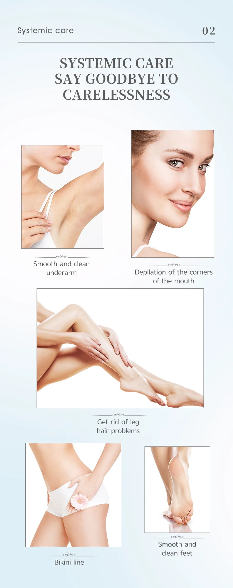 Kemei 2-in-1 Rechargeable Women’s Epilator & Trimmer – Smooth Skin Anywhere