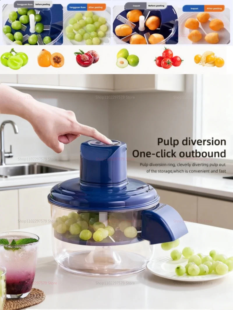 Rechargeable Fruit Peeler – Peel Grapes in Seconds, No Mess