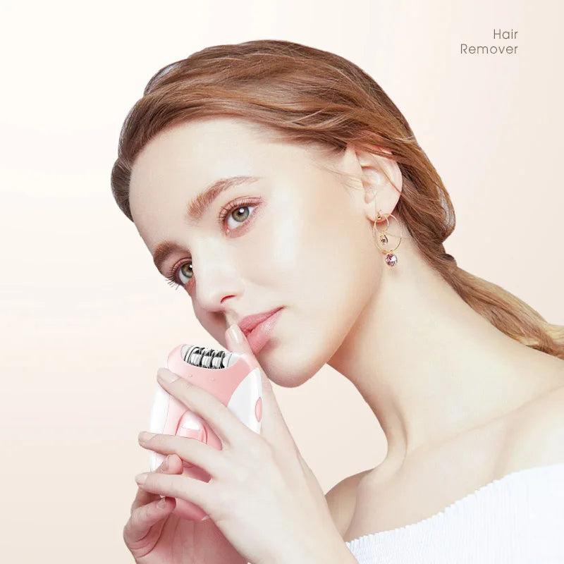 Kemei 2-in-1 Rechargeable Women’s Epilator & Trimmer – Smooth Skin Anywhere