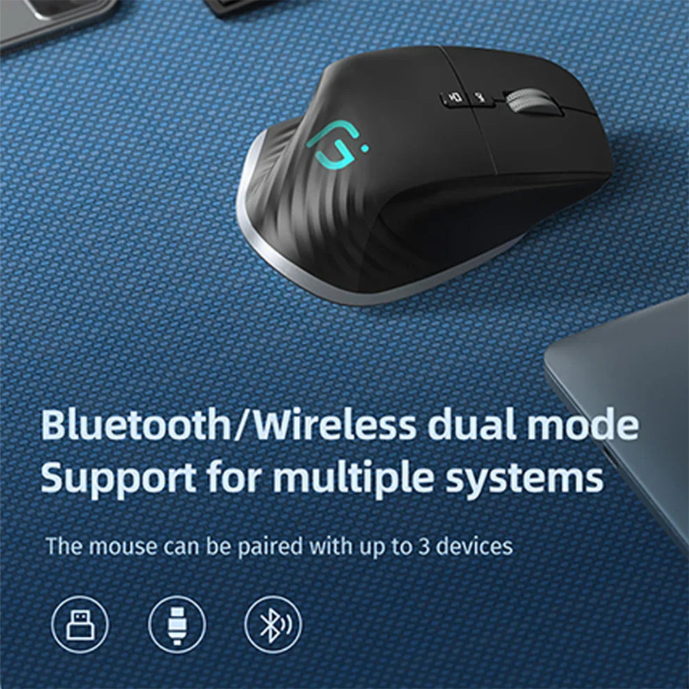 Multi-Device Wireless Bluetooth Mouse